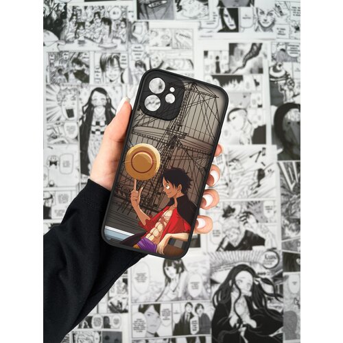 Чехол для iPhone 12 аниме "Ван Пис/One Piece" (Монки Д. Луффи, 01)