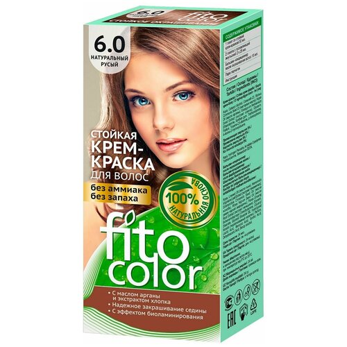 Купить Крем-краска для волос 6.0 Натурально русый 115мл, Нет бренда