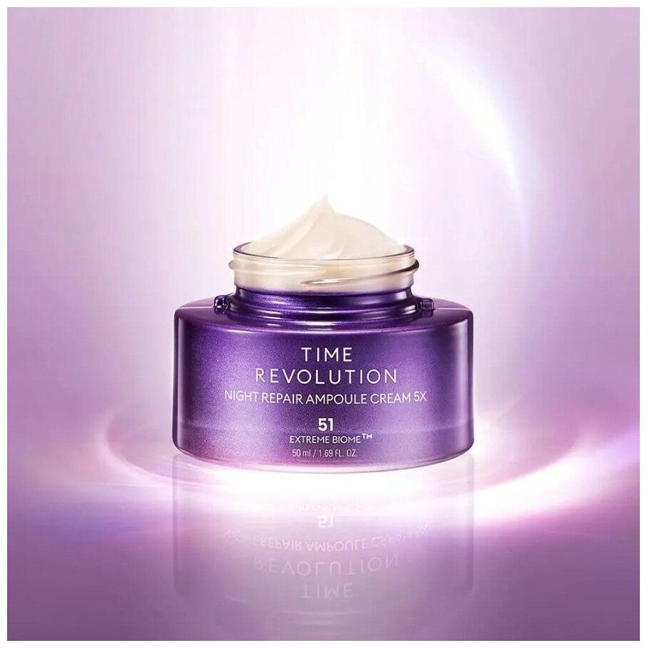 Ночной омолаживающий ампульный крем Time Revolution Night Repair Probio-51 Ampoule Cream 50мл