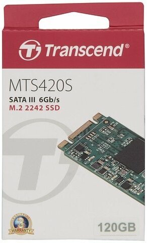 M.2 Transcend MTS420 120Gb (TS120GMTS420S) - фото №6