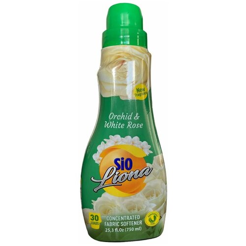 SIO Кондиционер для белья концентрат Орхидея и белая роза 750мл,