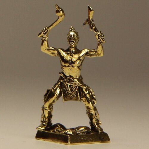 Бронзовая статуэтка Индеец Ирокез (серия Индейцы Северной Америки)