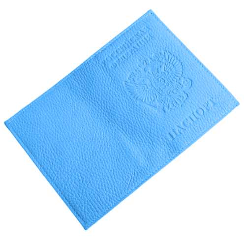 Обложка для паспорта ForAll, голубой