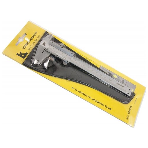 Нониусный штангенциркуль КАЛИБРОН 104528 125 мм 01 мм 800₽