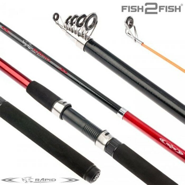 Спиннинг телескопический, Fish 2 Fish Rapid, тест 10-40 г, 1.8 м