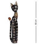 Статуэтка Кошка 80 см (албезия, о.Бали) 99-117 113-403938 - изображение