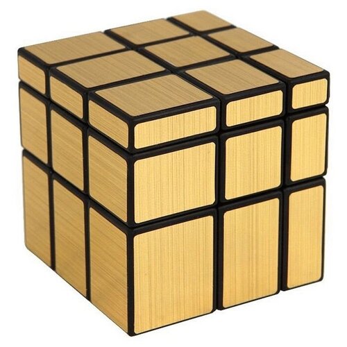 кубик рубика 6х6 qiyi mofangge wuhua v2 черный Зеркальный кубик 3х3 QiYi MoFangGe Mirror Gold
