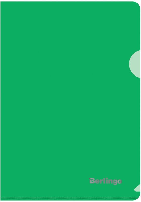 Berlingo Папка-уголок А5, 180 мкм, зеленая