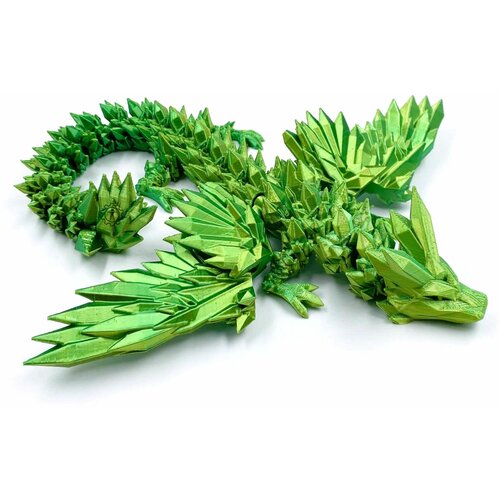 Игрушка подвижная фигурка Кристальный крылатый дракон 2 1399₽