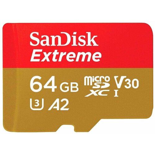 Карта памяти microSD Sandisk 64Gb (SDSQXAH-064G-GN6GN) sd карта sandisk extreme sdsqxah 064g gn6gn