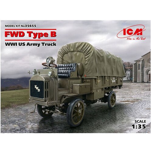 ICM Сборная модель FWD Type B, Грузовик армии США IМВ, 1/35