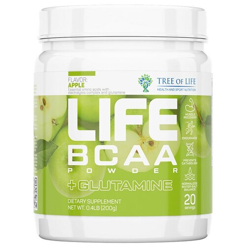 фото Bcaa tree of life bcaa, яблоко, 200 гр.