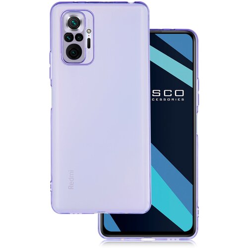 Накладка силикон для Xiaomi Redmi Note 10 Pro Фиолетовый