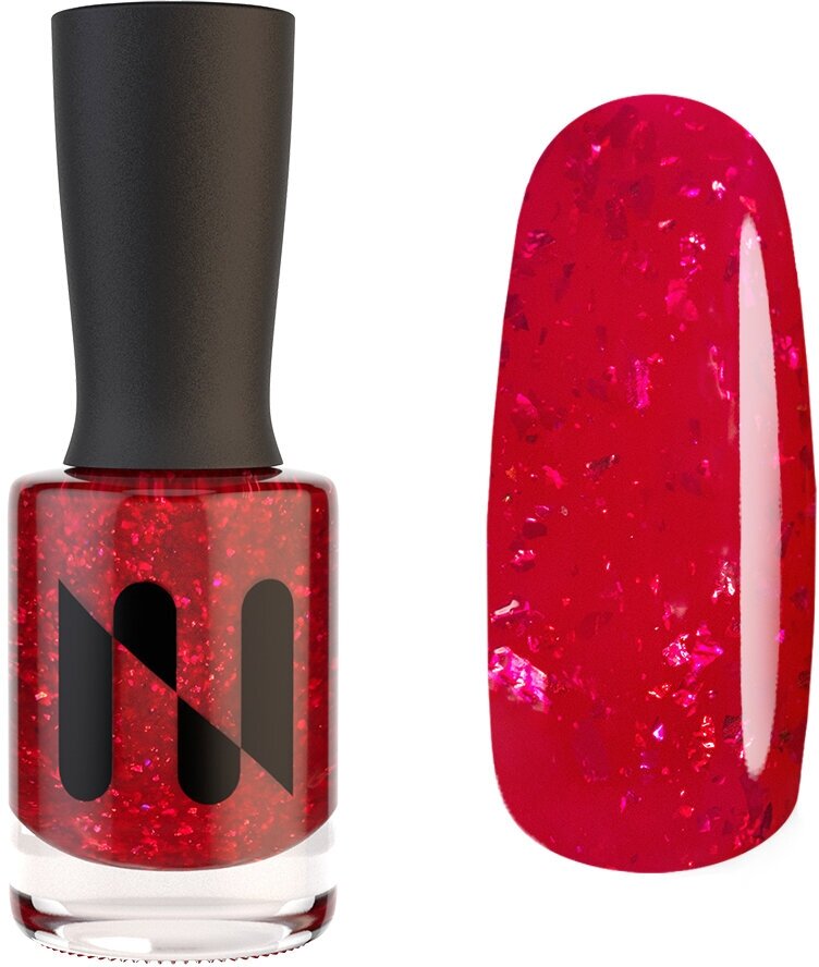 фото Masura Лак для ногтей Путь на Амальтею, яркий красный, с маслом чайного дерева, 11 мл