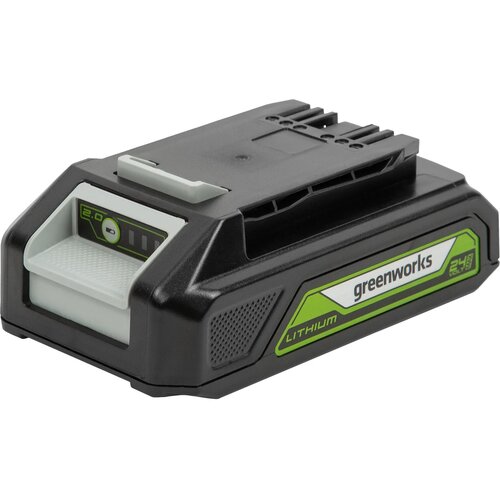 аккумулятор greenworks g24b2 24v 2 а ч 2926707 Аккумулятор Greenworks G24B2 2926707, Li-Ion, 24 В, 2 А·ч, 1 шт.