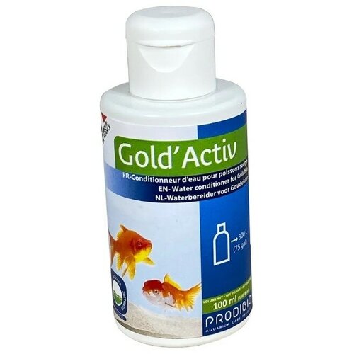 Gold\'Activ кондиционер водопроводной воды для золотых рыбок, 100мл добавка prodibio iodi 12шт