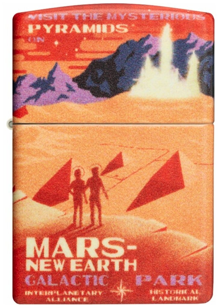 Зажигалка ZIPPO Mars Design 49634 - фотография № 1