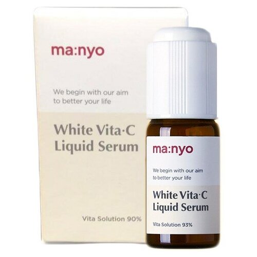 MANYO Отбеливающая сыворотка с витамином С в концетрации 10% White Vita-C Liquid Serum 10ml