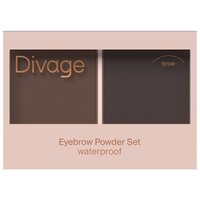 Divage Набор теней для бровей Waterproof Brow Powder Set, Тон 02