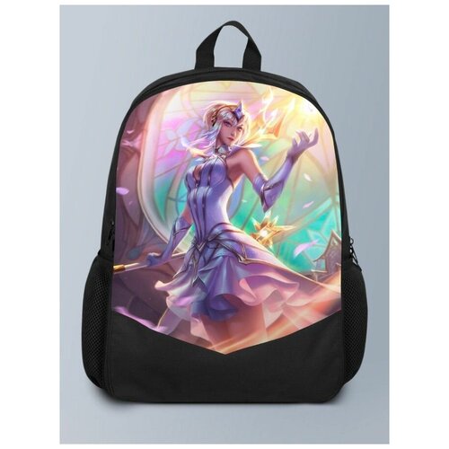 фото Черный рюкзак с принтом игра лига легенд league of legends, принцесса, moba, ps4, ps5 - 231 brutbag