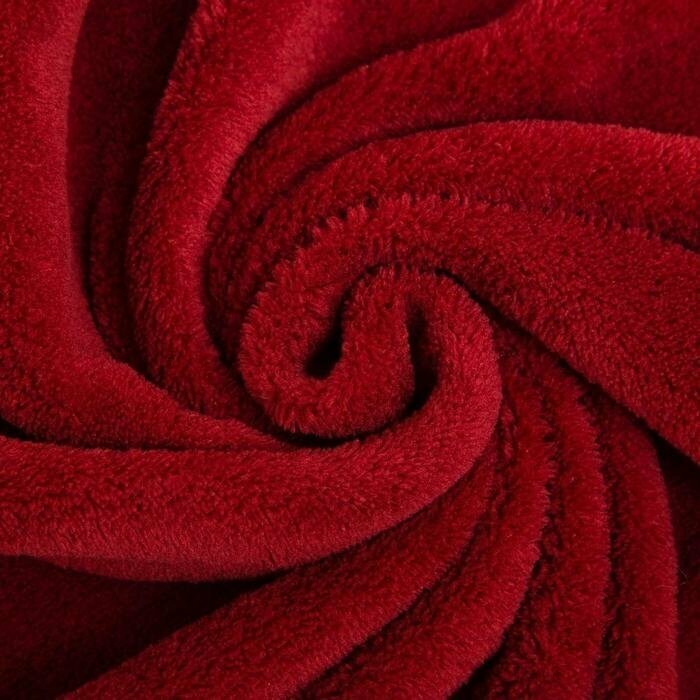 Пледы с рукавами Плед с рукавами "Этель" бордового цвета (200 х 150 см) - фотография № 4