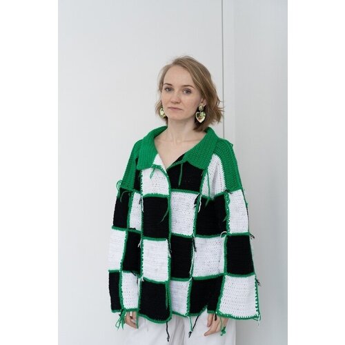 Кардиган, размер 44, мультиколор