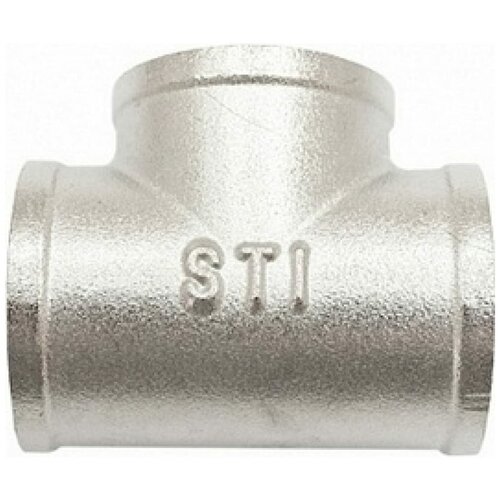 Латунный никелированный тройник STI D270-05069 латунный никелированный тройник sti d270 05065