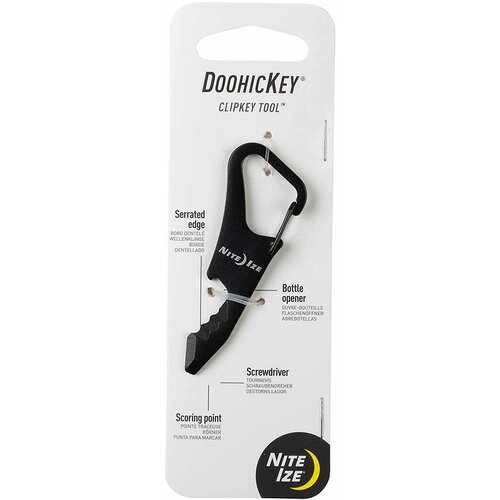 Мультитул-брелок Nite Ize DoohicKey ClipKey Key Tool - Черный