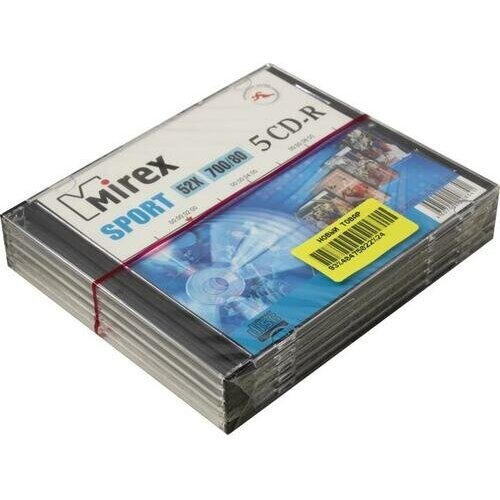 Диск CD-R Mirex 208341 диск mirex cd r 700mb maximum 52x cake упаковка 10 шт