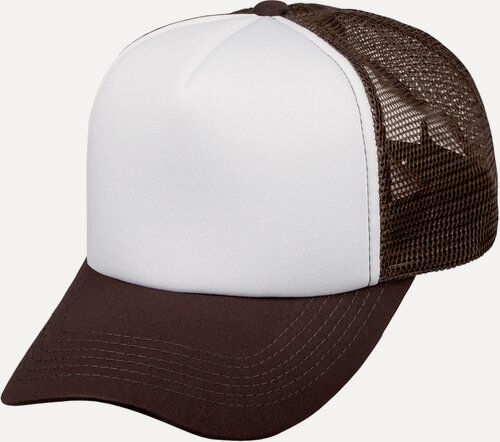 Изображение товара Бейсболка 702-5-2 Пятипанельная двухцветная бейсболка с сеткой полиэстер для мужчин