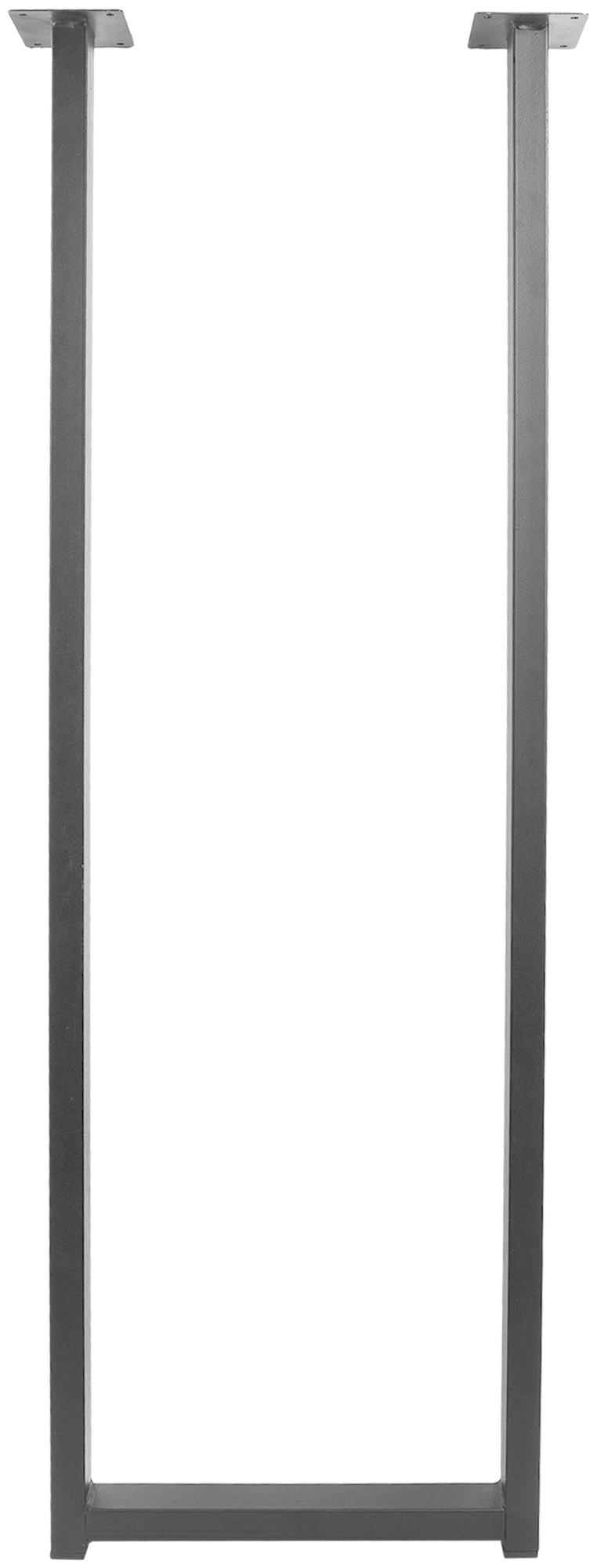 Подстолье для рабочей поверхности Лофт 110 см, сталь, цвет чёрный - фотография № 7