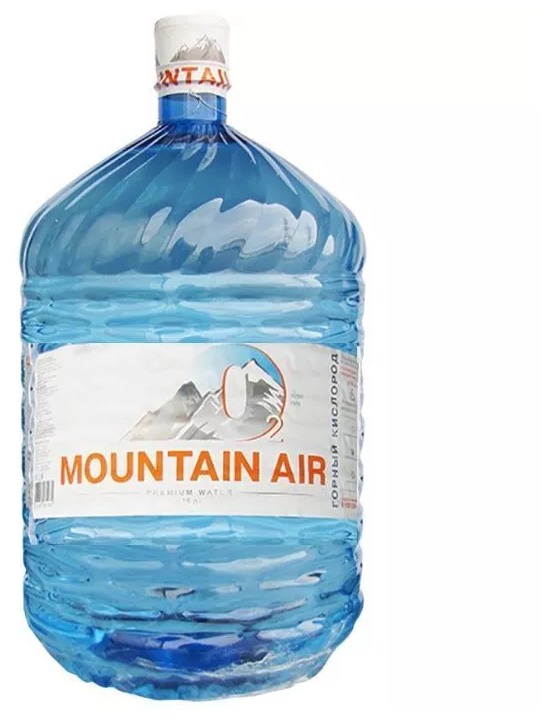 Вода питьевая ледниковая "Mountain Air" (Маунтин Эйр), 19 литров (разовая бутыль) - фотография № 1