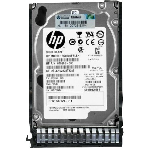 Жесткий диск HP 713827-S21 600Gb SAS 25 HDD 2307500₽