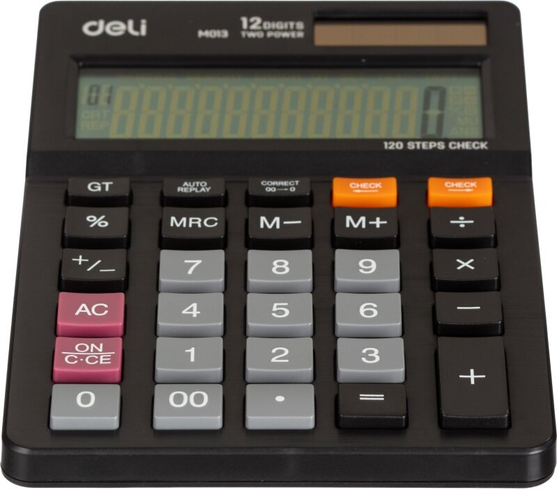 Калькулятор DELI , 12-разрядный, черный - фото №4