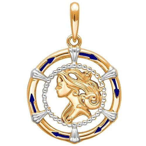 фото Эстет подвеска из красного золота 01д0110509эр