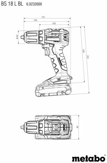 Аккумуляторная дрель-шуруповерт BS 18 LTX BL I (602358840) - фотография № 7