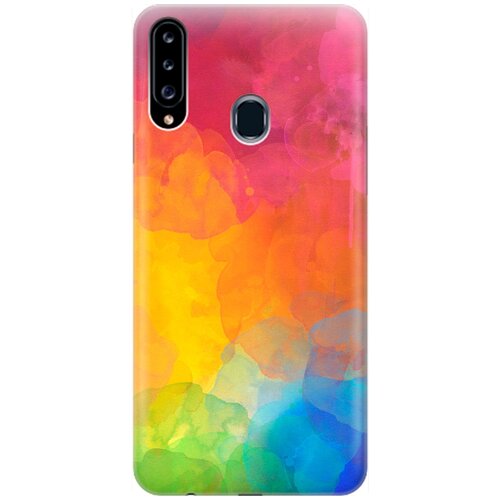 фото Re:pa накладка transparent для samsung galaxy a20s с принтом "буйство красок"