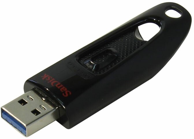 USB Flash накопитель 256GB SanDisk Ultra (SDCZ48-256G-U46) USB 3.0 Черный