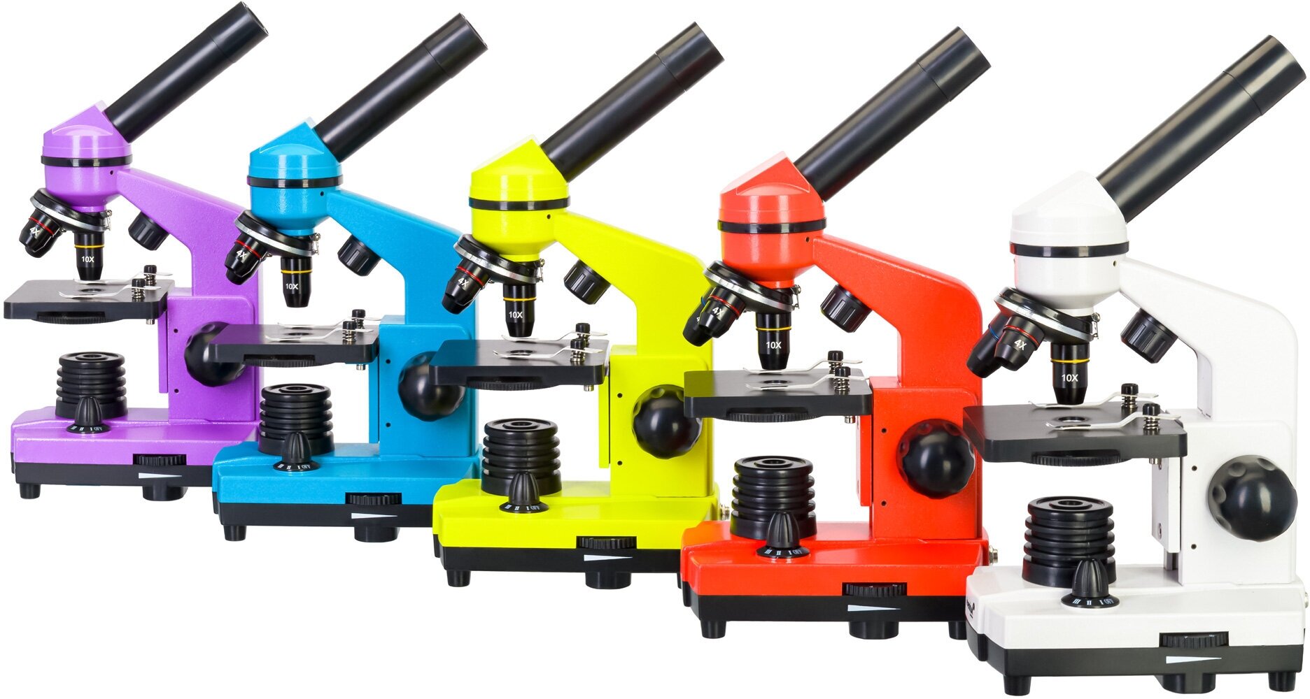 Микроскоп Levenhuk Rainbow 2L Azure\Лазурь - фото №3