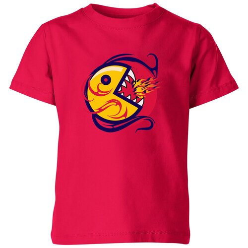 Футболка Us Basic, размер 4, розовый детская футболка pac man дракон 140 синий
