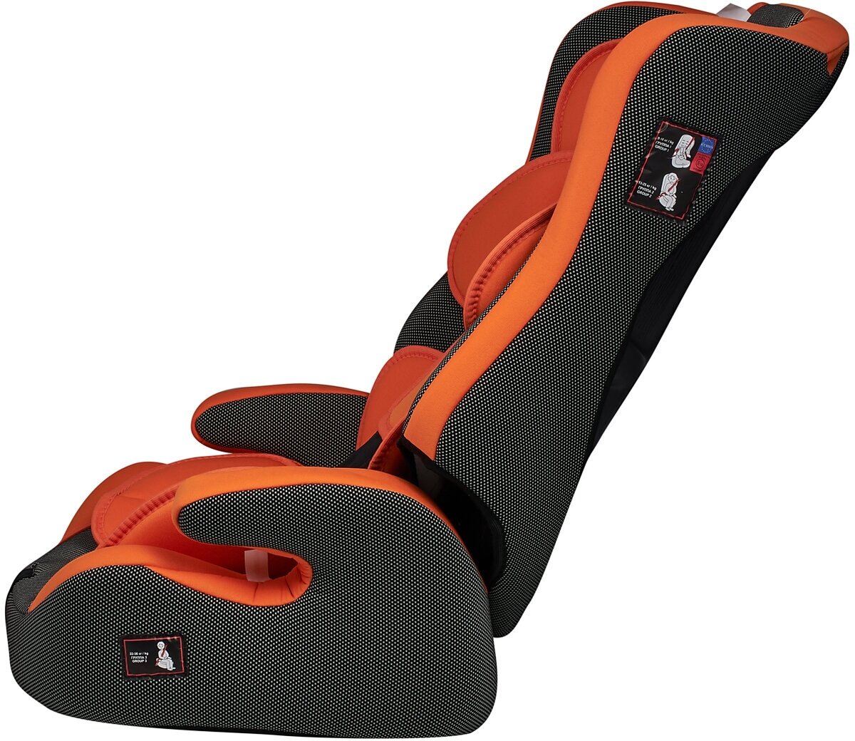 Автокресло группа 1/2/3 9-36 кг Teddy Bear 513 RF ORANGE+BLACK DOT