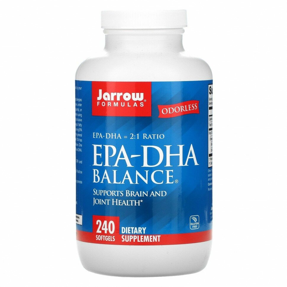 Капсулы Jarrow Formulas EPA-DHA Balance, 460 г, 240 шт.