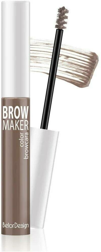 BELOR DESIGN Тушь для бровей Brow Maker, тон 014 Светло-русый 6,6 г