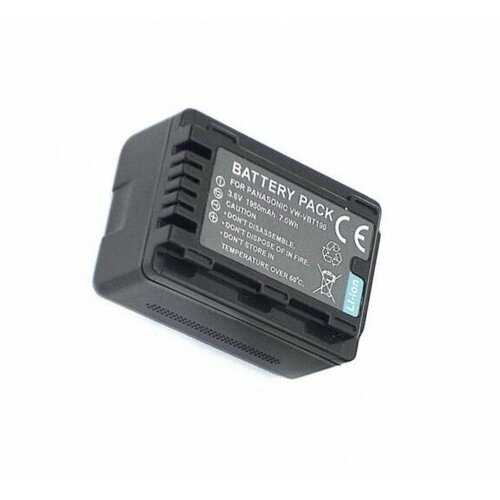 аккумулятор vw vbt380 для видеокамер panasonic hc v210 520 720 Battery / Аккумуляторная батарея для видеокамеры Panasonic HC-V110 (VW-VBT190) 3.6V 1940mAh