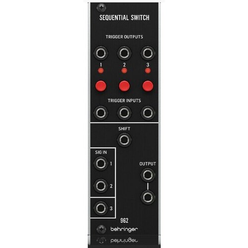 Модульный синтезатор Behringer 962 SEQUENTIAL SWITCH модульный синтезатор behringer 960 sequential controller