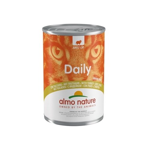 Корм для кошек Almo Nature Daily Menu с индейкой 400 г (4 штуки)