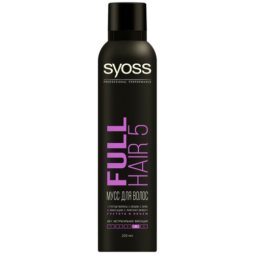 Мусс для укладки Syoss Full Hair 5 №4 экстрасильной - Henkel