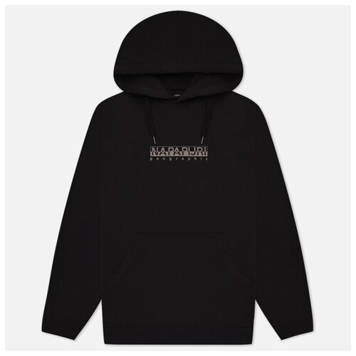 Мужская толстовка Napapijri Box Hoodie Loose Fit коричневый, Размер XL