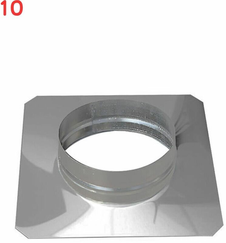 Плоское основание для турбодефлектора d125 мм (10 шт.)