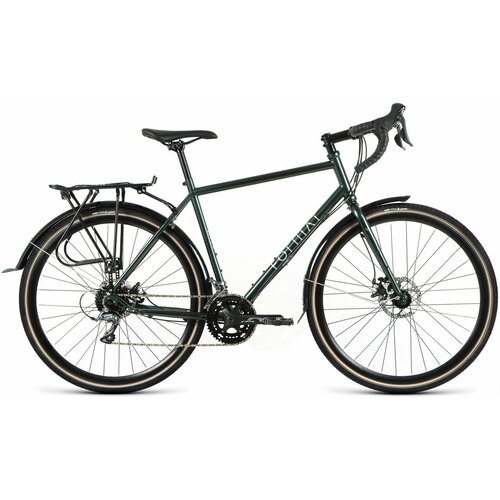 шоссейный велосипед format 5222 700c 16 скоростей рост 500 мм темно зеленый FORMAT 5222 700c 2023 темно-зеленый 500 мм